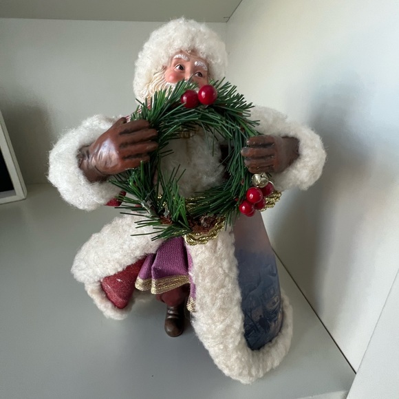 Vintage Thomas Kinkade Old world CHRISTMAS Journey’s End 8" Santa Claus Figurine - Picture 10 of 16